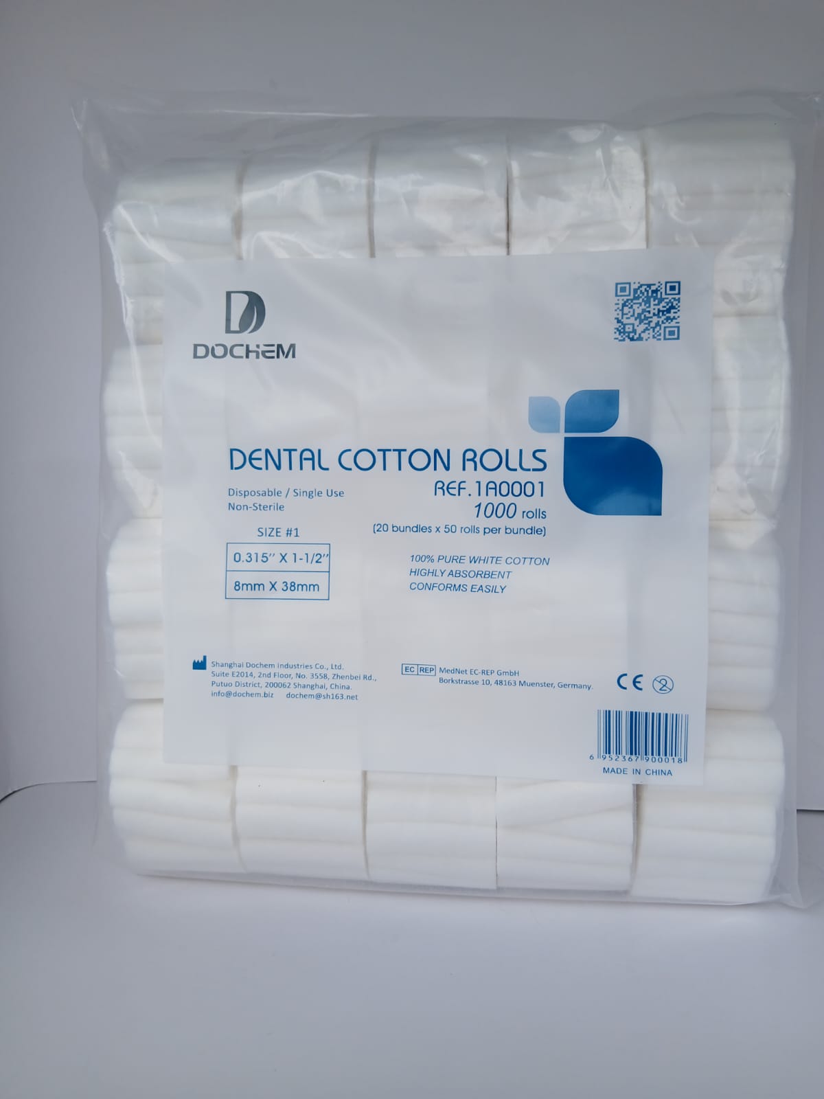 Rollos de Algodón Dental - DOCHEM