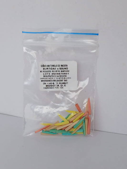 Cuñas de Madera Odontológicas